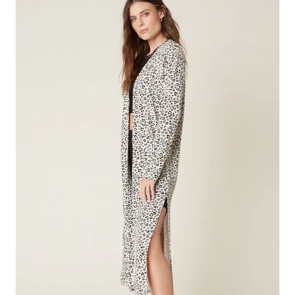 BB Dakota Off Duty Meow Down Duster Cardigan NWT - Picture 5 of 7